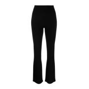 Zwarte gebreide broek met decoratieve sneden Paco Rabanne , Black , Da...