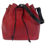 Pre-owned Leather shoulder-bags Louis Vuitton Vintage , Red , Dames