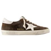 Leather sneakers Golden Goose , Brown , Dames