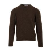 Bruine Sweater Paricollo ML Gran Sasso , Brown , Heren