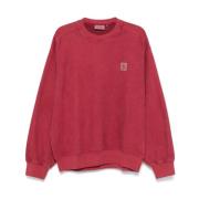 Stijlvol Sweatshirt voor Buitensportavonturen Carhartt Wip , Red , Her...