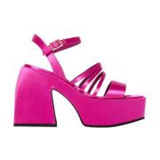 Roze Plateau Sandalen Bulla Chibi Stijl Nodaleto , Pink , Dames