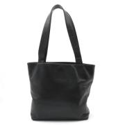 Pre-owned Leather totes Chanel Vintage , Black , Dames