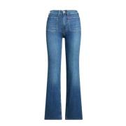 Blauwe jeans met rechte pijpen Boot Jean Ralph Lauren , Blue , Dames