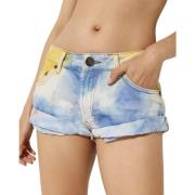 Tie Dye Bandits Shorts One Teaspoon , Blue , Dames