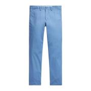 Blauwe slim fit chino broek Ralph Lauren , Blue , Heren