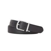 Omkeerbare leren riem Ralph Lauren , Black , Heren