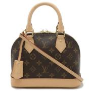 Pre-owned Canvas handbags Louis Vuitton Vintage , Brown , Dames