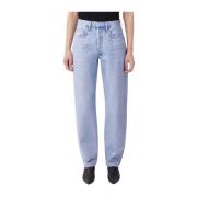 High Rise Baggy Jeans Agolde , Blue , Dames