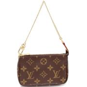 Pre-owned Canvas handbags Louis Vuitton Vintage , Brown , Dames