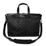 Pre-owned Canvas handbags Louis Vuitton Vintage , Black , Heren