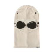 Merino Wool Goggle Balaclava C.p. Company , White , Heren