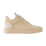 Beige Suède Eva Sneakers Filling Pieces , Beige , Dames