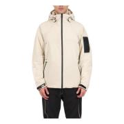 Waterafstotende jas met capuchon en zakken Hugo Boss , Beige , Heren