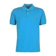 Klassieke Katoenen Poloshirt - Blauw Lacoste , Blue , Heren