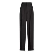 Wollen pakbroek Ralph Lauren , Black , Dames