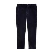 Donkerblauwe ribfluwelen broek Ralph Lauren , Blue , Heren