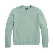 Wollen trui Relaxed Fit met logo Ralph Lauren , Green , Dames