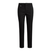 Zwarte stoffen broek Ralph Lauren , Black , Dames