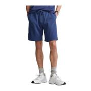 Blauwe French Terry Shorts Ralph Lauren , Blue , Heren