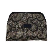 Zwart Patroon Dames Medium Pouch Etro , Black , Dames