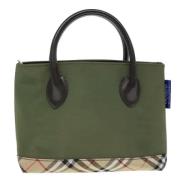 Pre-owned Nylon handbags Burberry Vintage , Green , Dames