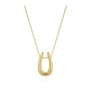 Fijne Eenvoudige Druppel Ketting Sif Jakobs Jewellery , Yellow , Dames