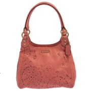 Pre-owned Leather shoulder-bags Coach Pre-owned , Pink , Dames