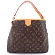 Pre-owned Canvas shoulder-bags Louis Vuitton Vintage , Brown , Dames