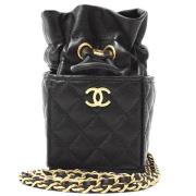 Pre-owned Leather crossbody-bags Chanel Vintage , Black , Dames