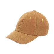 Bruine pet met gebogen klep JW Anderson , Brown , Dames