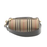 Pre-owned Canvas shoulder-bags Burberry Vintage , Beige , Dames