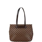 Pre-owned Canvas handbags Louis Vuitton Vintage , Brown , Dames