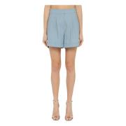 Korte shorts voor een trendy look Federica Tosi , Blue , Dames