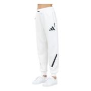 Teamgeest Witte Sportieve Broek Adidas , White , Dames