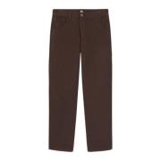 Bruine Timmerman Eend Canvas Jeans Dickies , Brown , Heren