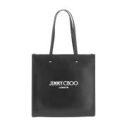 Zwarte Medium Logo Handtas Jimmy Choo , Black , Dames