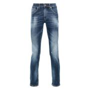 Skinny Indigo Biologisch Katoen Jeans Dondup , Blue , Heren