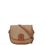 Pre-owned Canvas shoulder-bags Celine Vintage , Beige , Dames