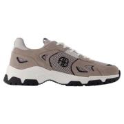 Leather sneakers Anine Bing , Gray , Dames