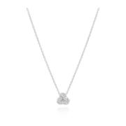 Zilveren Ketting met Witte Zirkonia Sif Jakobs Jewellery , Gray , Dame...