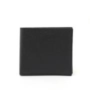 Pre-owned Leather wallets Bvlgari Vintage , Black , Heren