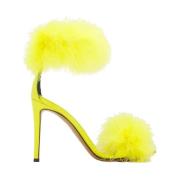 Gele Veren Hoge Hak Sandalen Alexandre Vauthier , Yellow , Dames