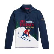 Polar Fleece Sweatshirt met Skiër Print Ralph Lauren , Multicolor , He...