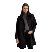 Zwarte jas met capuchon Ralph Lauren , Black , Dames