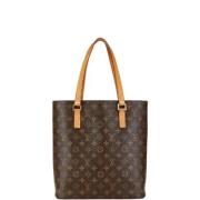 Pre-owned Canvas handbags Louis Vuitton Vintage , Brown , Dames