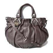 Pre-owned Leather handbags Celine Vintage , Brown , Dames