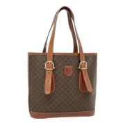 Pre-owned Leather handbags Celine Vintage , Brown , Dames