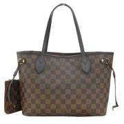 Pre-owned Canvas handbags Louis Vuitton Vintage , Brown , Dames