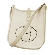 Pre-owned Leather shoulder-bags Hermès Vintage , Beige , Dames